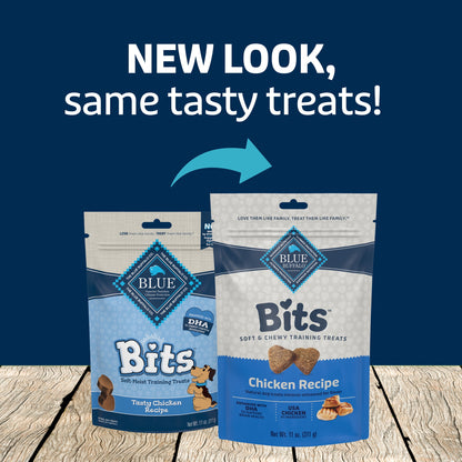 BLUE Bits Natural Chicken Recipe Soft-Moist Training Dog Treats