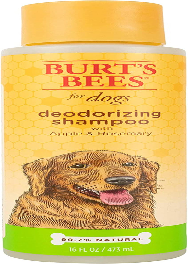 Burt'S Bees for Dogs Deodorizing Dog Shampoo and Dog Deodorizing Spray, Apple & Rosemary Dog Shampoo, Natural Dog Shampoo, Puppy Shampoo, Dog Bathing Supplies, Dog Wash, Pet Shampoo